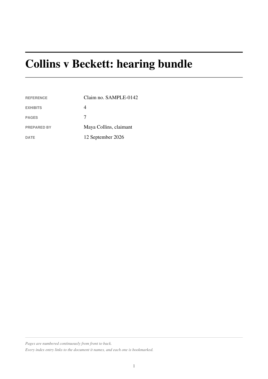 Page 1 of the sample PDF